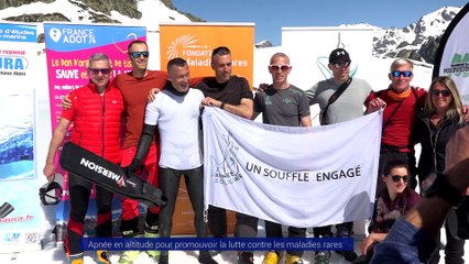 Reportage - Apnée sous glace contre les maladies rares