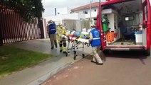 Idoso 65 anos cai de escada e fica ferido no Bairro Pacaembu, em Cascavel
