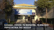 Ελλάδα COVID-19: 76 νεκροί - 10.858 κρούσματα - 359 διασωληνωμένοι