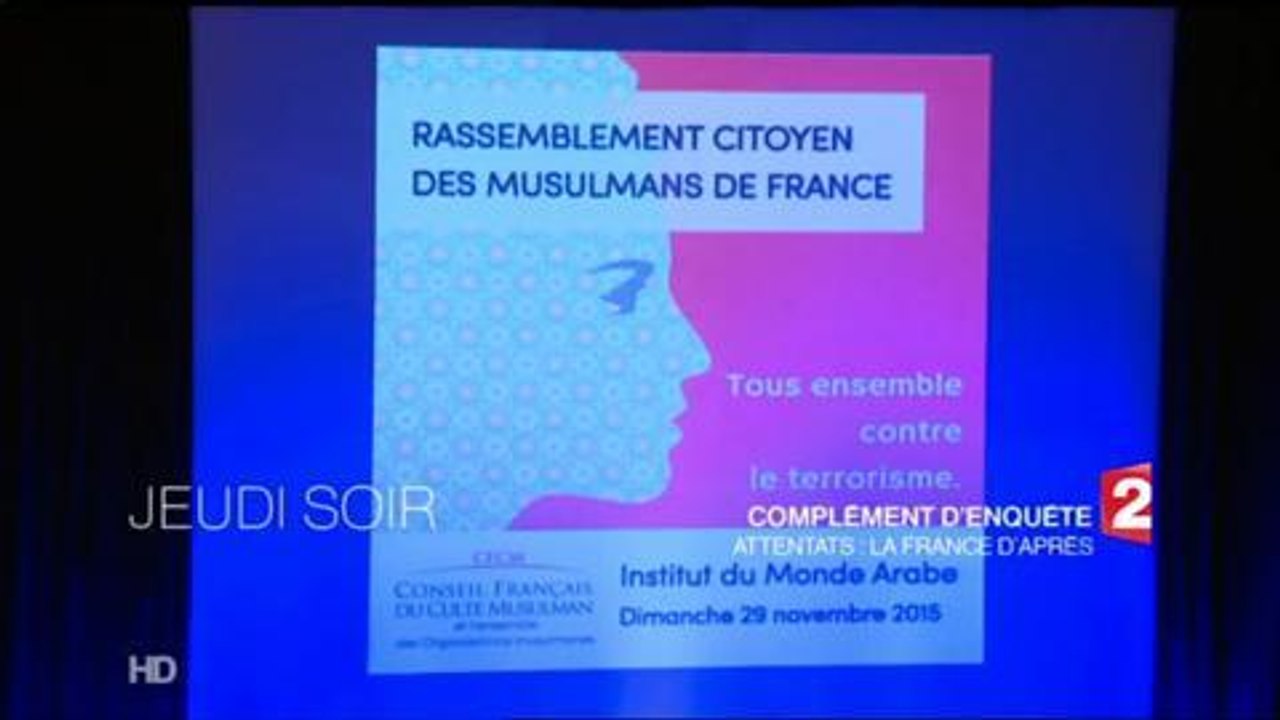 Envoyé spécial + Complément d'enquête (Attentats - La France d'Après) - jeudi 9 décembre