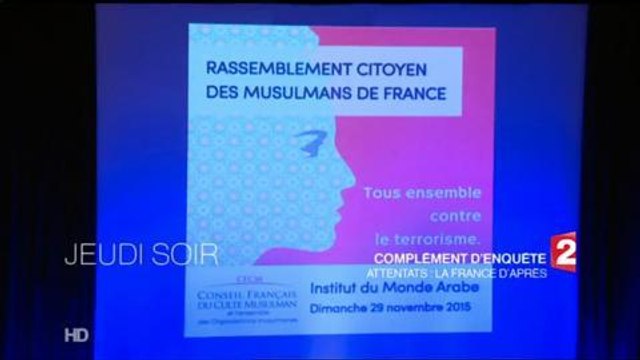 Envoyé spécial + Complément d'enquête (Attentats - La France d'Après) - jeudi 9 décembre