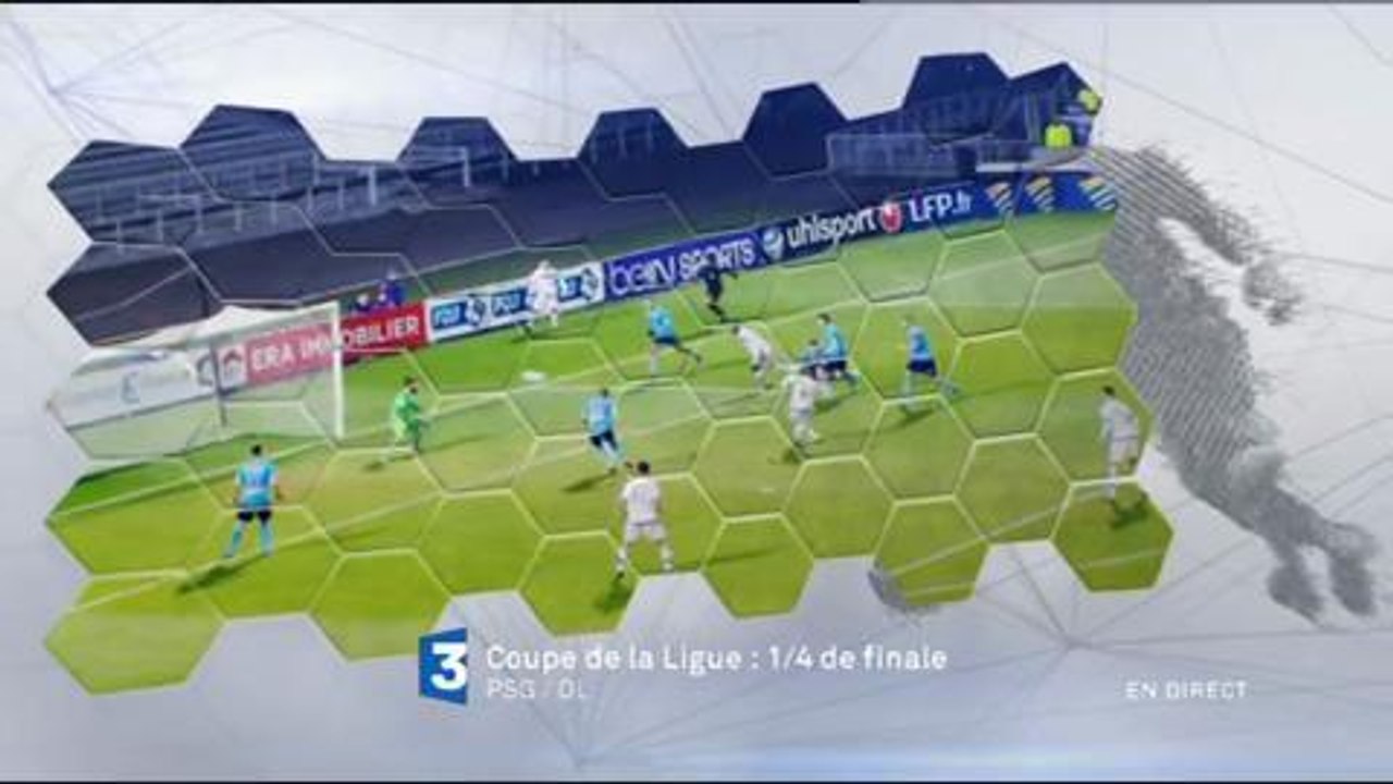 Bande-annonce : Paris-SG - Lyon Coupe de la Ligue, quart de finale (France 3)