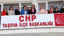 CHP Kadın Kolları Genel Başkanı Nazlıaka, Amasya'da konuştu