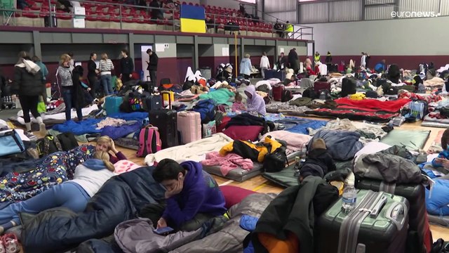 Milhares de refugiados ucranianos chegam a Tijuana