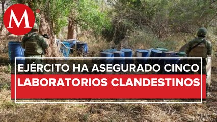 Localizan dos laboratorios para elaboración de droga sintética en Durango