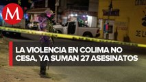 Registran cinco asesinatos en Colima, van 27 en esta semana
