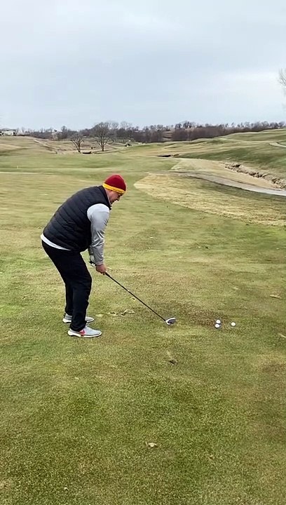 Exploding Golf Ball Has Dad Rollin