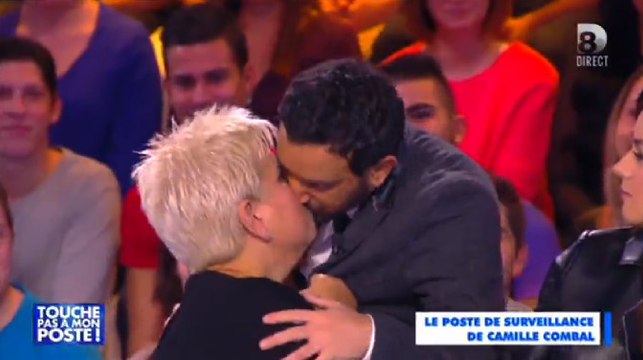 Le baiser entre Cyril Hanouna et Mimie Mathy dans Touche pas à mon poste