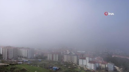 Sinop'ta sis bulutları böyle görüntülendi