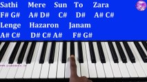 Sathi Mere Sun To Zara Piano Tutorial with Notes | Mr. Bechara | Julius Murmu Keyboard साथी मेरे सुन तो जरा