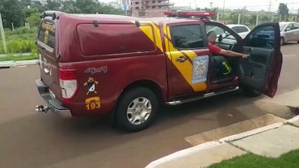 Princípio de incêndio em residência mobiliza Corpo de Bombeiros ao Bairro Coqueiral