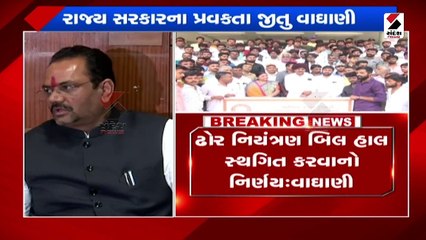 ગુજરાતમાં ઢોર નિયંત્રણ કાયદો હાલ પુરતો સ્થગિત કરાયો