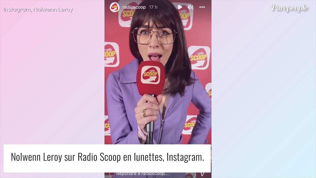 Nolwenn Leroy : Combinaison parme et grosses lunettes, un look surprenant qui la change
