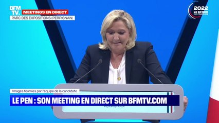 Marine Le Pen: "Notre pays est prêt" à élire "une femme à l'Élysée"
