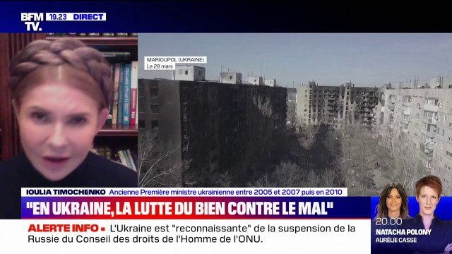 Ioulia Timochenko: À Marioupol, l'héroïsme des militaires et des habitants est sans précédent