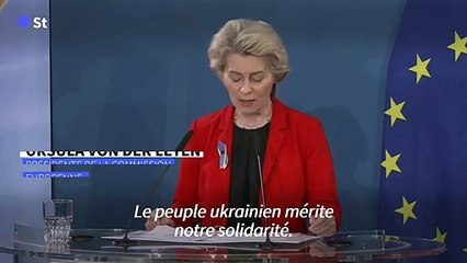 Ukraine: von der Leyen à Kiev vendredi en signe de "soutien indéfectible"
