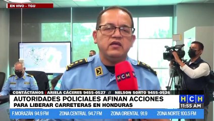 ¡De Emergencia! Secretaría de Seguridad afina acciones para liberar carreteras en Honduras