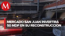Invertirán 50 mdp en restauración y reconstrucción del Mercado San Juan de Dios
