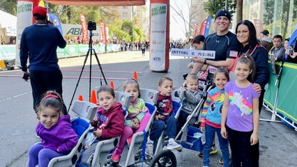 Dad Sets Guinness World Record After Completing Half Marathon With Quintuplets