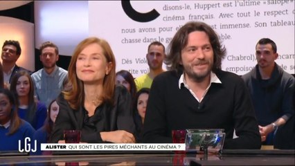 Petit moment de gêne quand Isabelle Huppert apprend son titre dans l'anthologie des méchants du cinéma français dans le grand journal (VIDEO)