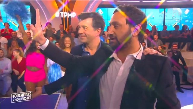 Cyril Hanouna perd son match de ping-pong contre Stéphane Plaza(1)