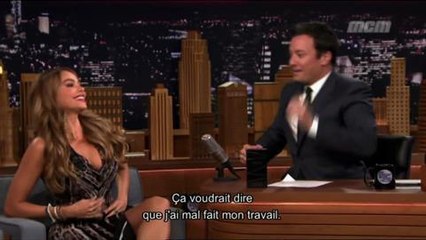 Découvrez le jeu de séduction entre jimmy Fallon et Sofia Vergara !