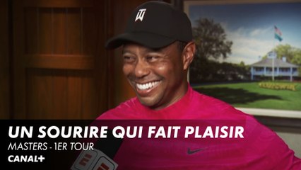 T.Woods avec le sourire : "Je vais mettre beaucoup de glace sur ma jambe" - Masters 1er tour