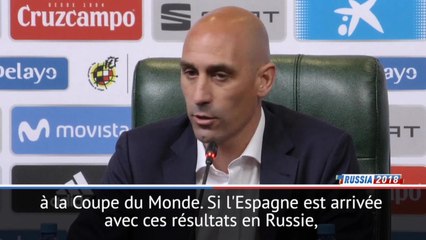 Espagne : Rubiales : "Nous avons été contraints de nous séparer de Lopetegui"