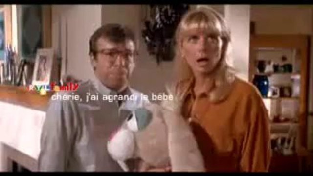 Chérie j'ai agrandi le bébé