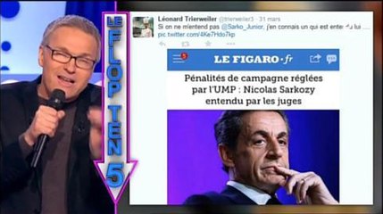 Laurent Ruquier se moque des fils Sarkozy et Trierweiler