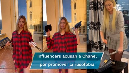 Chanel prohíbe vender sus productos en Rusia; influencers responden destrozando bolsas