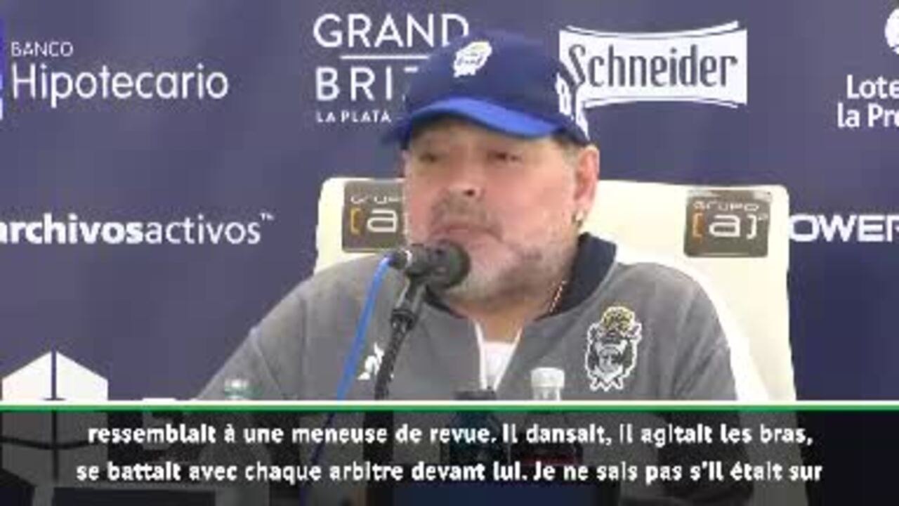 Gimnasia - Maradona : "Chacho, on aurait dit une meneuse de revue"