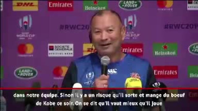 Groupe C - Jones : Il vaut mieux que Vunipola joue au rugby plutôt que d'aller manger du bœuf