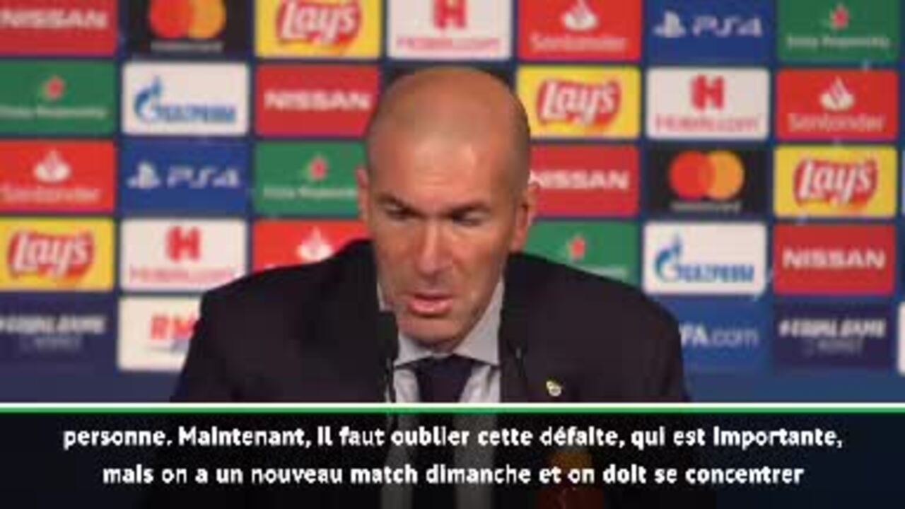 Groupe A - Zidane : "C'est la faute de tout le monde"