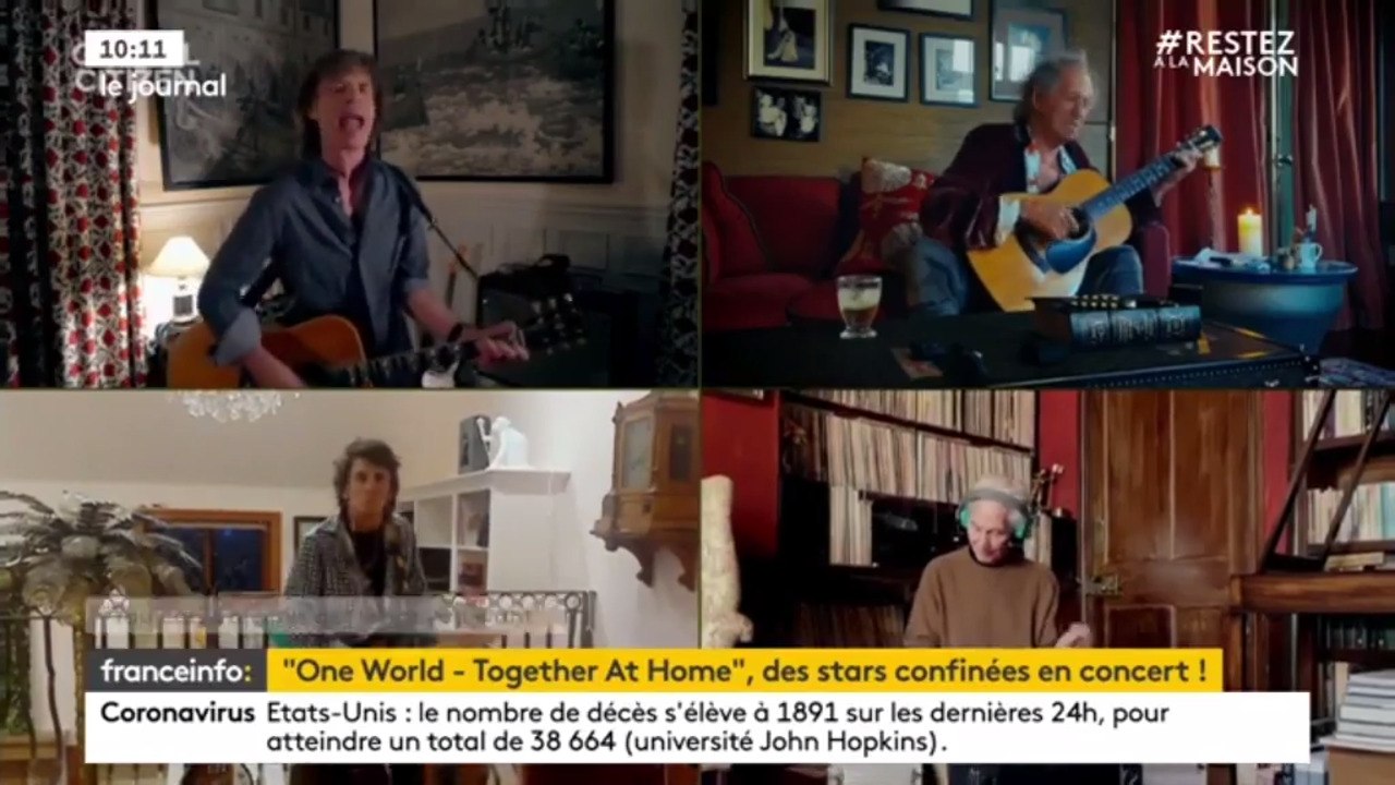 Les Rolling Stones, Elton John, Steve Wonder… Les moments forts du show One World : Together at Home