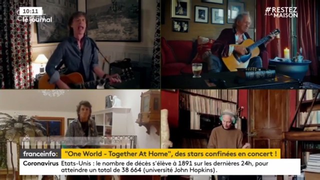 Les Rolling Stones, Elton John, Steve Wonder… Les moments forts du show One World : Together at Home