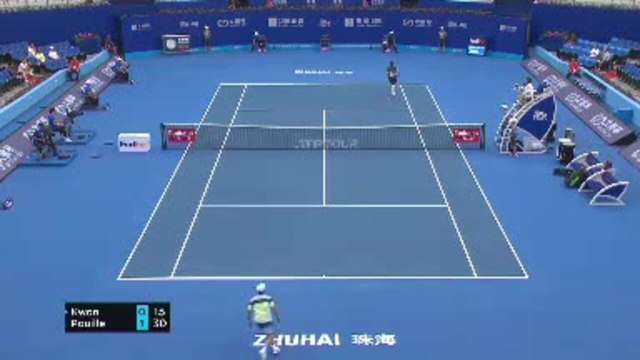 Zhuhai - Malgré un double tweener, Pouille perd un incroyable échange