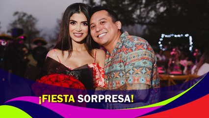 Edwin Luna sorprende a Kimberly con tremenda fiesta