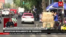 ¿Cuáles fueron los cambios hechos en reglamento de tránsito?