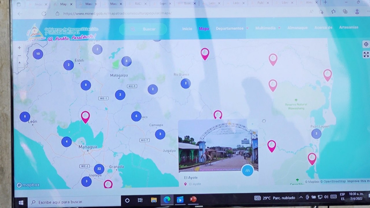 Lanzan Mapa Nacional de la Tradición del Arte y la Cultura Popular Nicaragüense