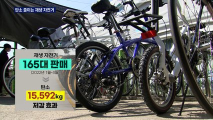 타기만 해도 환경에 도움…탄소 줄이는 재생 자전거
