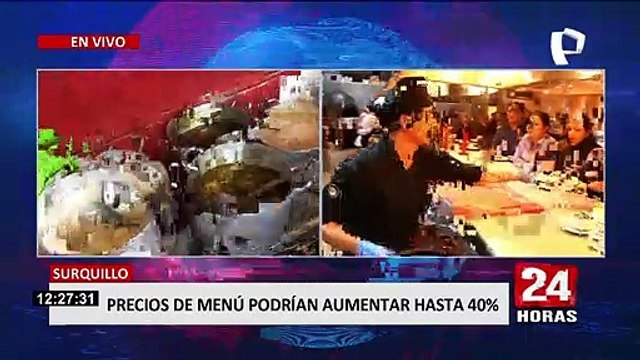 Precios por las nubes: aumentan precio del menú en un 40%