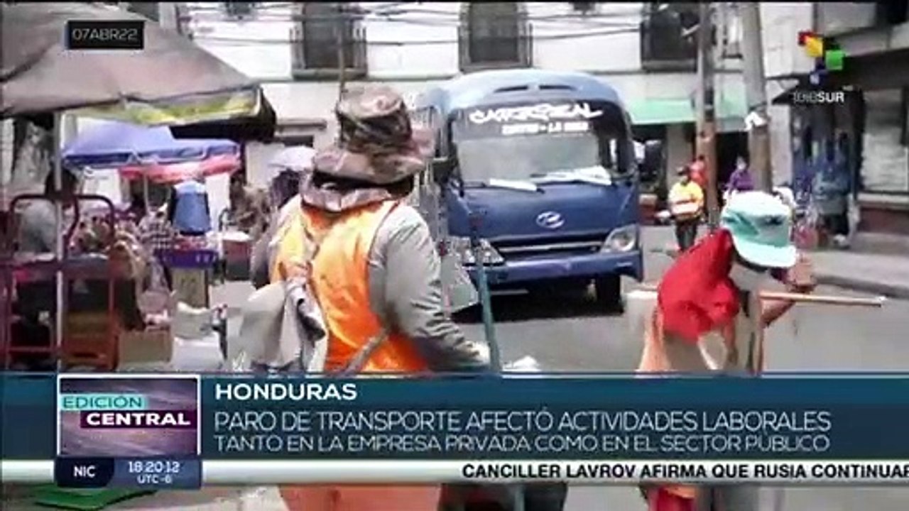 Calles de ciudades hondureñas se mantuvieron cerradas por bloqueo de transportistas