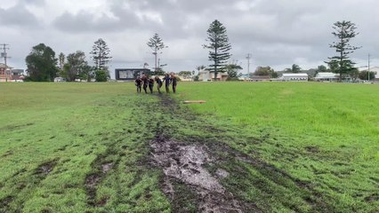 ILLAWARRA MERCURY: Mates makes the most of muddy fun