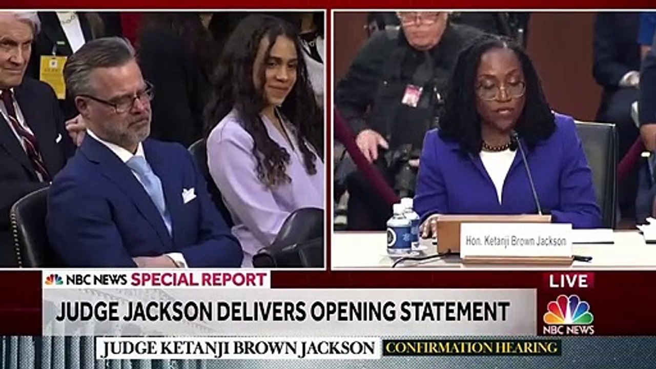 Judge Ketanji Brown Jackson Delivers Opening Statement At Confirmation Hearing