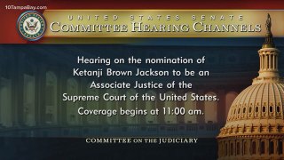 Judge Ketanji Brown Jackson faces senators during first day of historic confirmation hearing