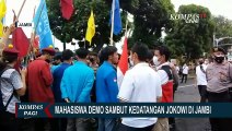 Mahasiswa di Jambi Demo Kenaikan Harga BBM Dekat Lokasi Kunjungan Jokowi