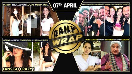 Kangana Targeted By Javed Akhtar, Katrina Stuns In Bikini, Janhvi Badly TROLLED | Top 10 News