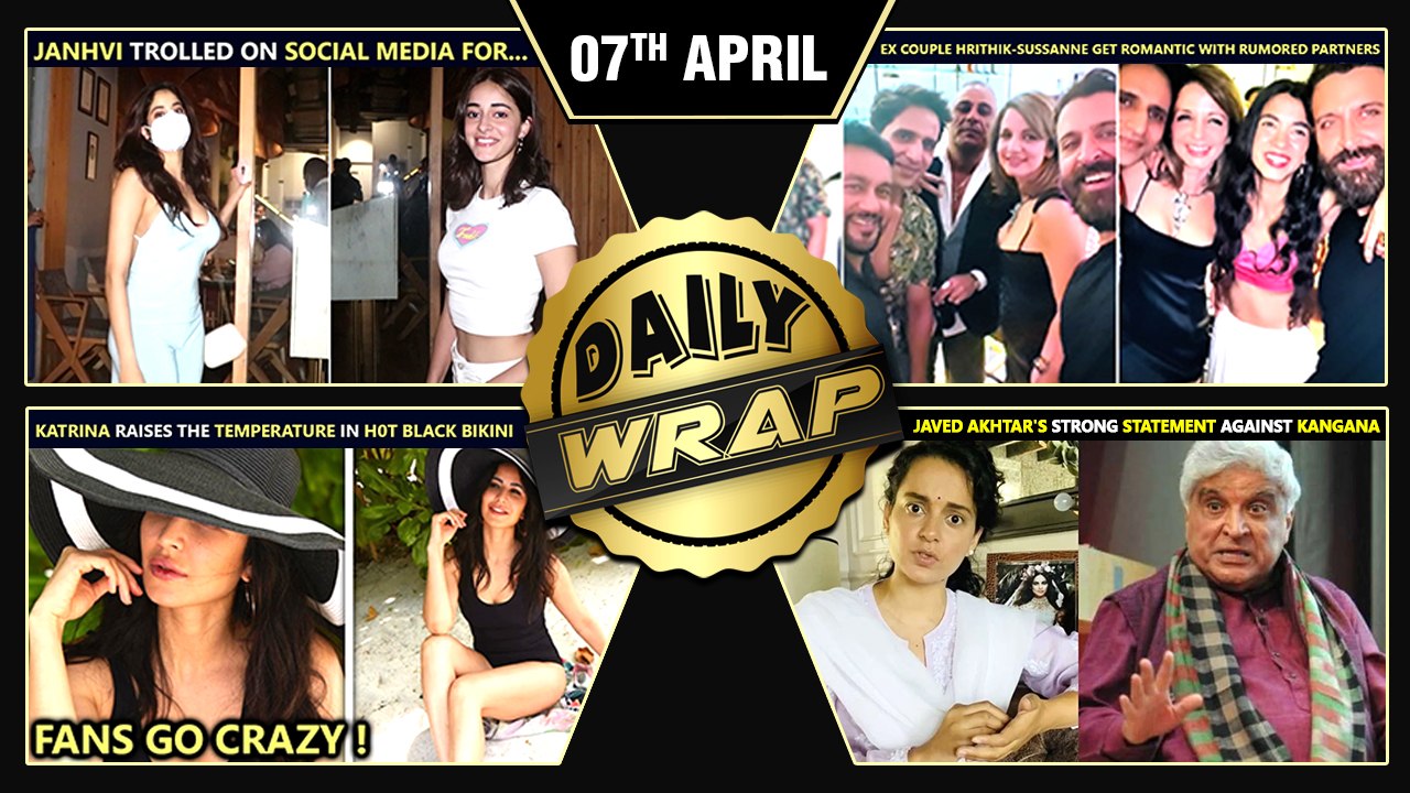 Kangana Targeted By Javed Akhtar, Katrina Stuns In Bikini, Janhvi Badly TROLLED | Top 10 News