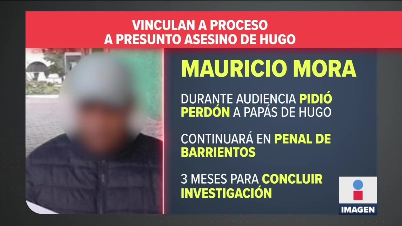 Mauricio Mora, presunto asesino de Hugo Carbajal, pidió perdón a padres del joven